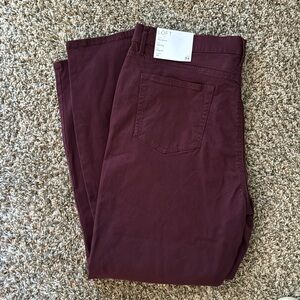 Burgundy/maroon pants